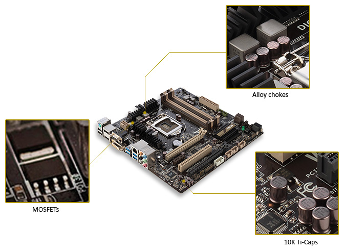 ASUS VANGUARD B85 (B85 2xPCI-E DDR3) - Sklep komputerowy - x