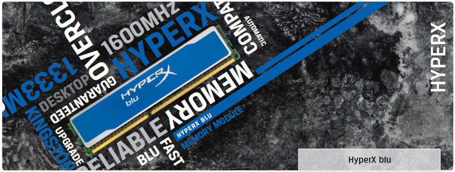 Kingston 4096MB 1600MHz HyperX Blue CL9 (2x2048) - Pamięci